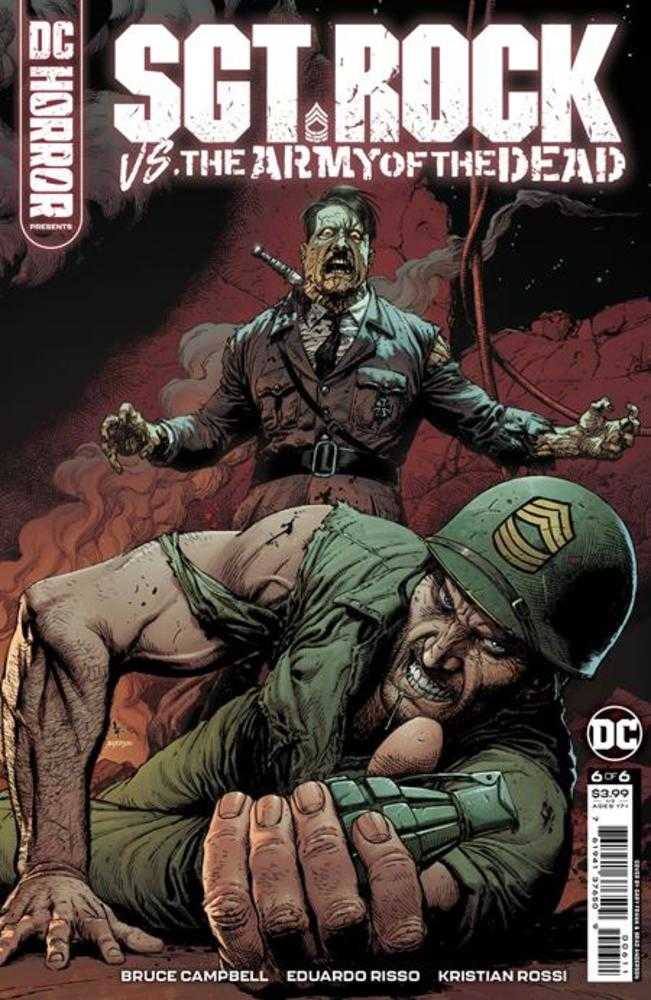 DC Horror Presents Sgt Rock vs The Army Of The Dead #6 (Of 6) Cover A Gary Frank (Mature) | L.A. Mood Comics and Games