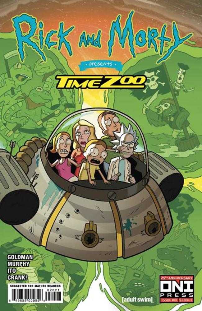 Rick And Morty Presents Time Zoo #1 Cover B Derek Fridolfs Variant (Mature) | L.A. Mood Comics and Games