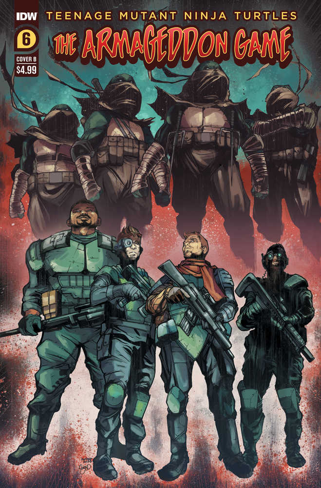 Teenage Mutant Ninja Turtles Armageddon Game #6 Cover B Sanchez | L.A. Mood Comics and Games