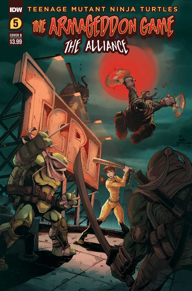 Teenage Mutant Ninja Turtles Armageddon Game Alliance #5 Cover B Verdugo | L.A. Mood Comics and Games