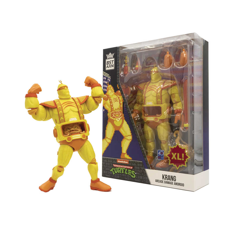 Bst Axn Teenage Mutant Ninja Turtles Arcade Krang XL Previews Exclusive 8in Action Figure | L.A. Mood Comics and Games