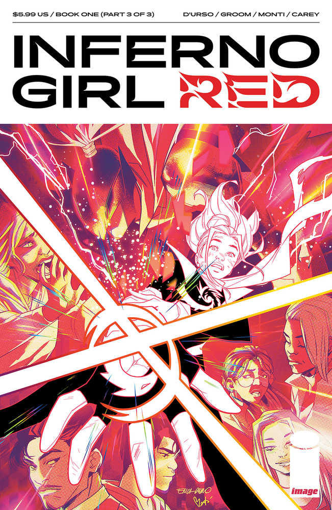 Inferno Girl Red Book One #3 (Of 3) Cover A Durso & Monti Mv | L.A. Mood Comics and Games