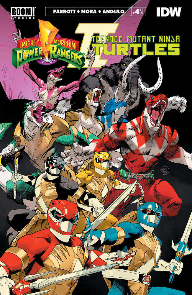 Mmpr Teenage Mutant Ninja Turtles II #4 (Of 5) Cover A Mora | L.A. Mood Comics and Games