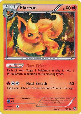 Flareon (13/98) (Cosmos Holo) [XY: Ancient Origins] | L.A. Mood Comics and Games