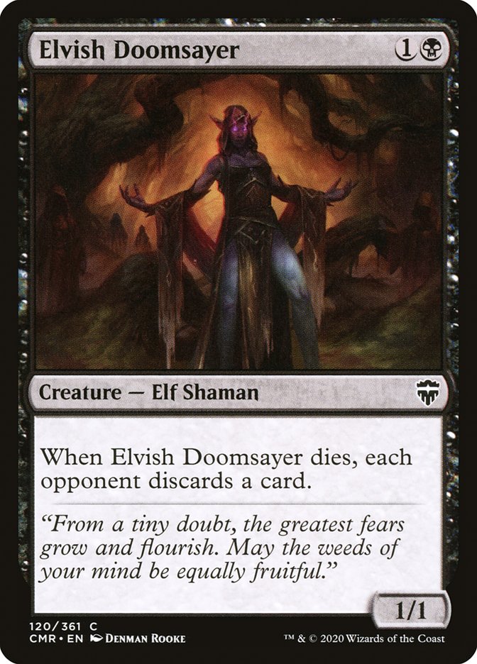 Elvish Doomsayer [Commander Legends] | L.A. Mood Comics and Games