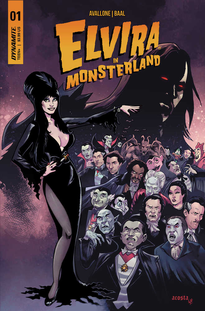 Elvira In Monsterland #1 Cover A Acosta | L.A. Mood Comics and Games