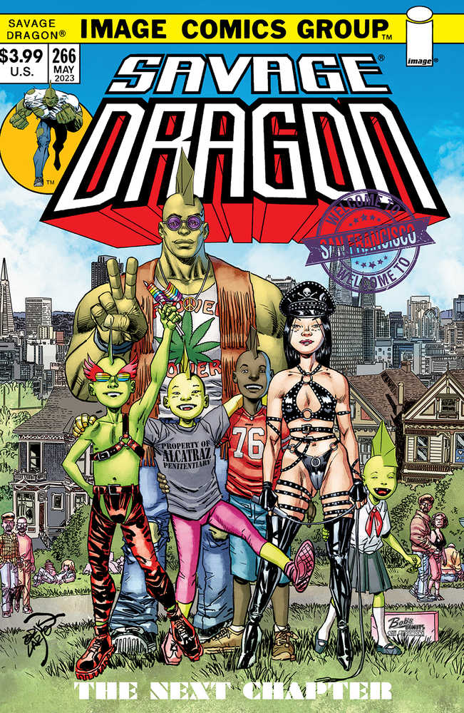 Savage Dragon #266 Cover B Retro 70s Trade Dress (Mature) | L.A. Mood Comics and Games