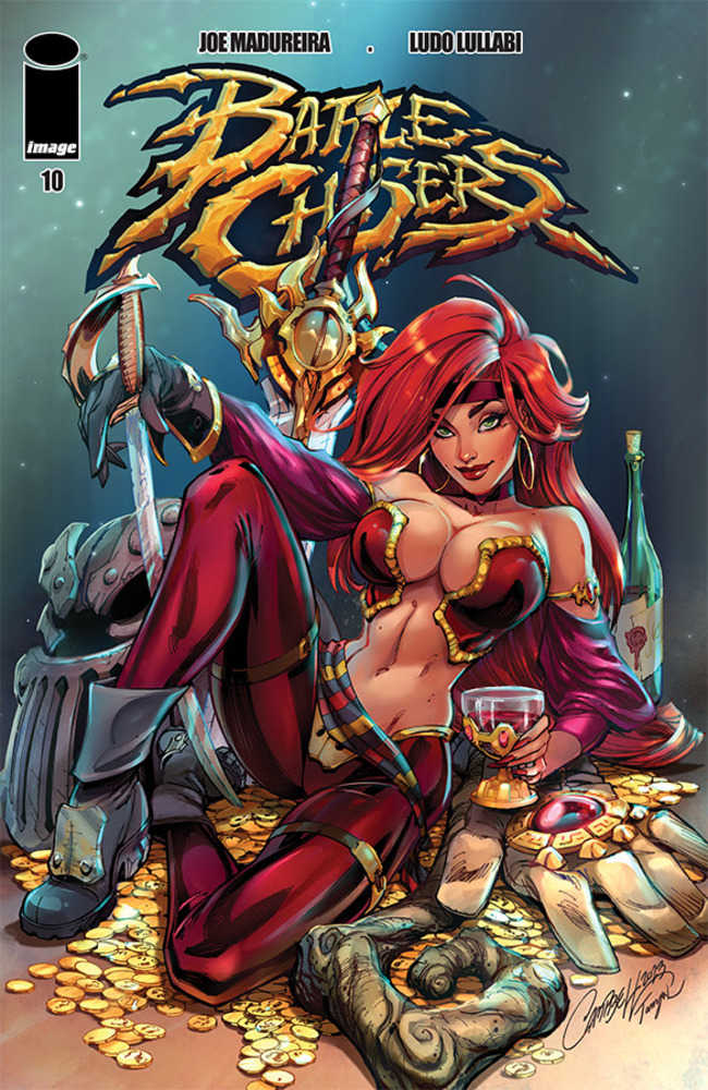 Battle Chasers #10 Cover C J Scott Campbell (Mature) | L.A. Mood Comics and Games