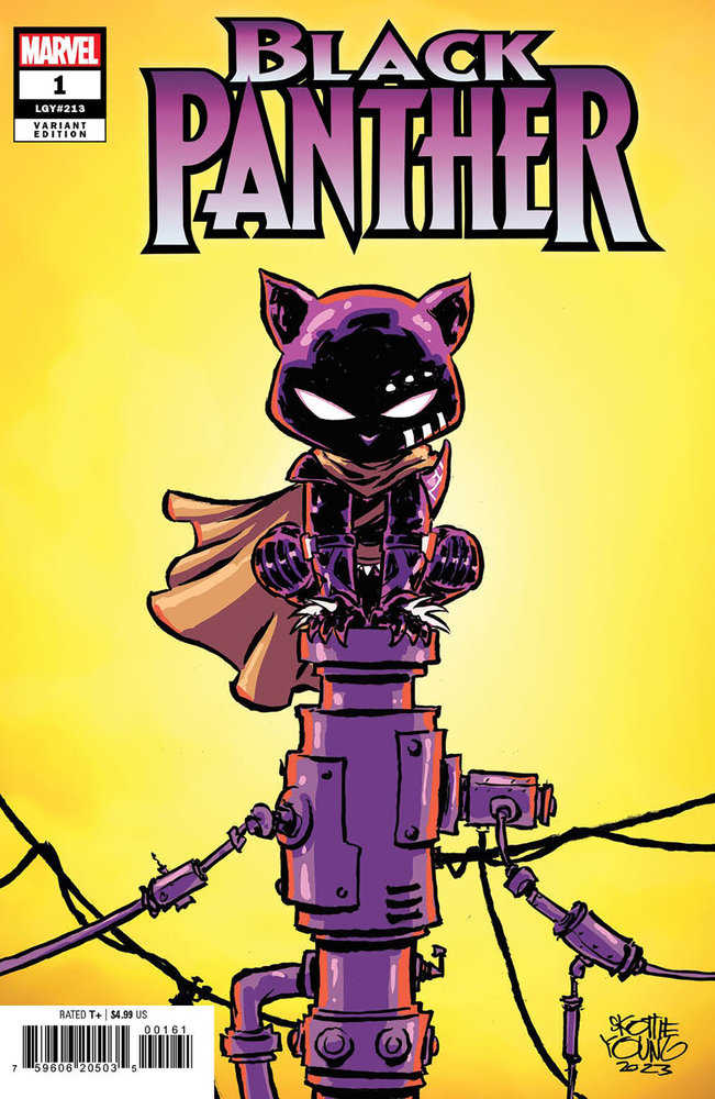 Black Panther 1 Skottie Young Variant | L.A. Mood Comics and Games