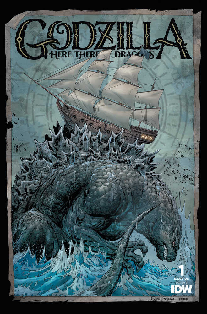 Godzilla: Here There Be Dragons #1 Variant B (Kirkham) | L.A. Mood Comics and Games