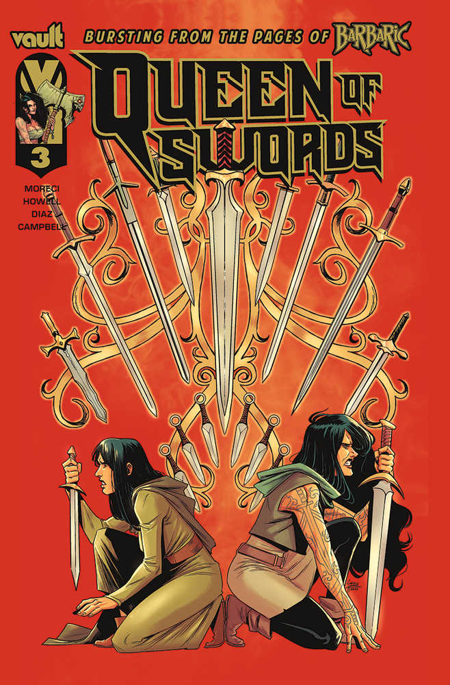 Queen Of Swords Barbaric Story #3 Cover A Howell (Mature) | L.A. Mood Comics and Games