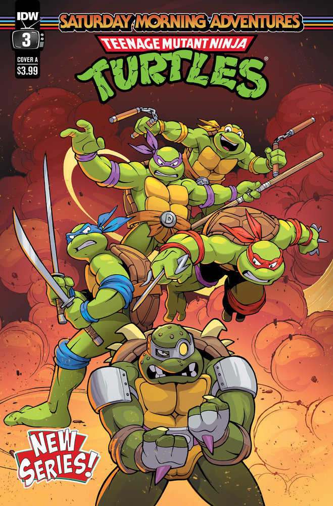 Teenage Mutant Ninja Turtles: Saturday Morning Adventures (2023-) #3 Cover A (La Wrence) | L.A. Mood Comics and Games