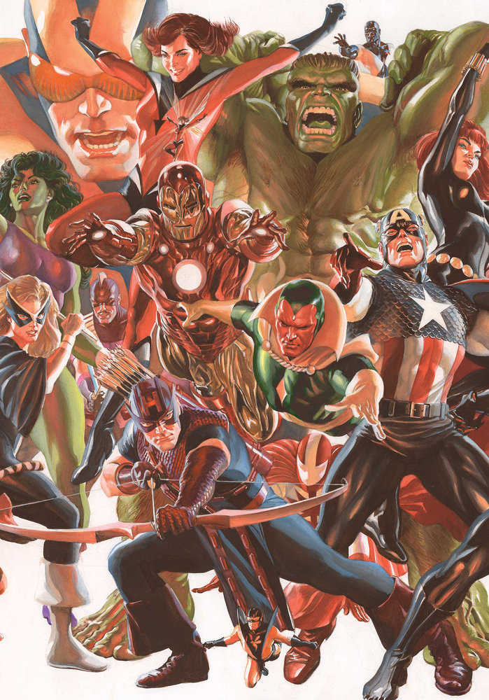 Avengers 4 Alex Ross Connecting Avengers Variant Part B | L.A. Mood Comics and Games