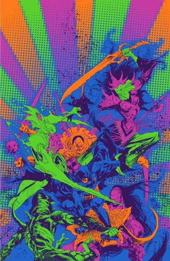 Knight Terrors #3 (Of 4) Cover D Ivan Reis Darkest Hour Neon Ink Card Stock Variant | L.A. Mood Comics and Games