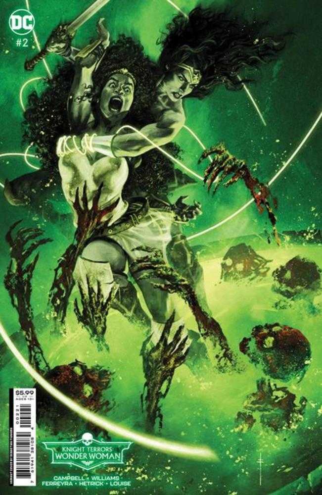 Knight Terrors Wonder Woman #2 (Of 2) Cover B Sebastian Fiumara Card Stock Variant | L.A. Mood Comics and Games