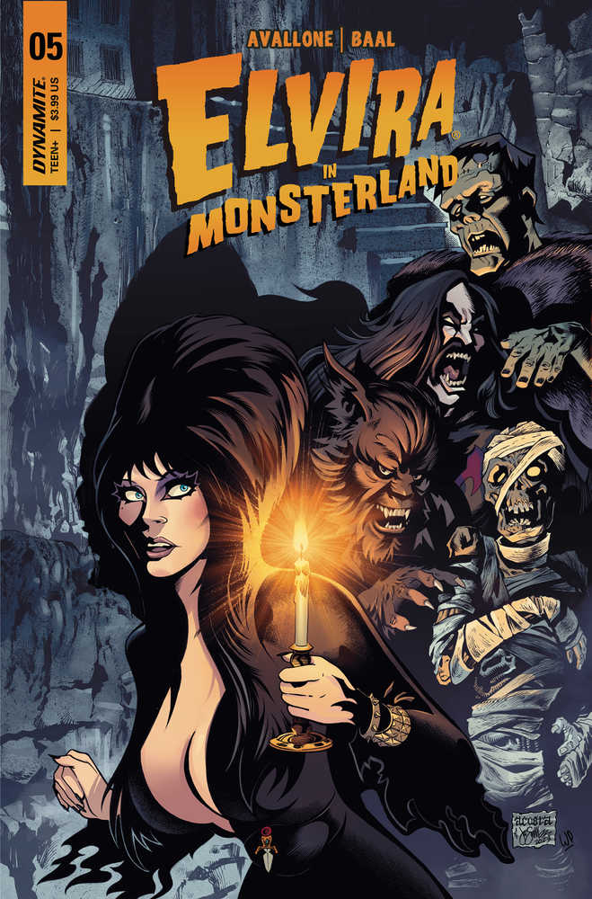 Elvira In Monsterland #5 Cover A Acosta | L.A. Mood Comics and Games