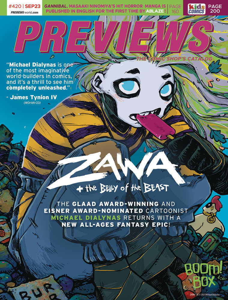Previews #420 September 2023 | L.A. Mood Comics and Games