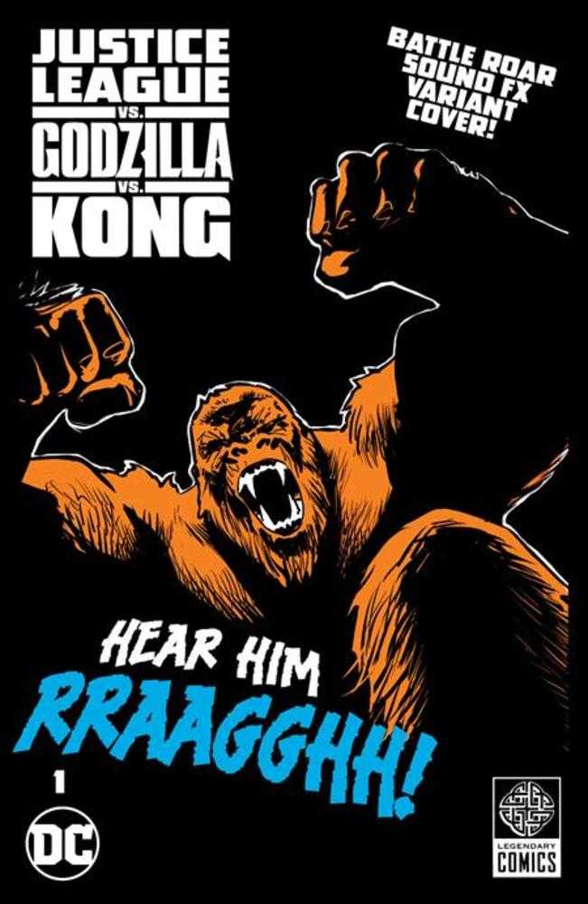 Justice League vs Godzilla vs Kong #1 (Of 7) Cover G Christian Duce Kong Roar Sound Fx Gatefold Variant Allocations May Occur | L.A. Mood Comics and Games