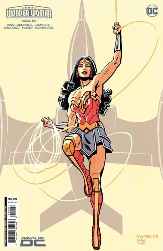 Wonder Woman #2 Cover B Chris Samnee Card Stock Variant | L.A. Mood Comics and Games