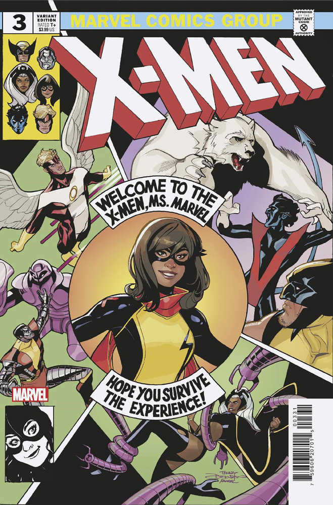 Ms. Marvel: The New Mutant 3 Terry Dodson Team Homage Variant | L.A. Mood Comics and Games