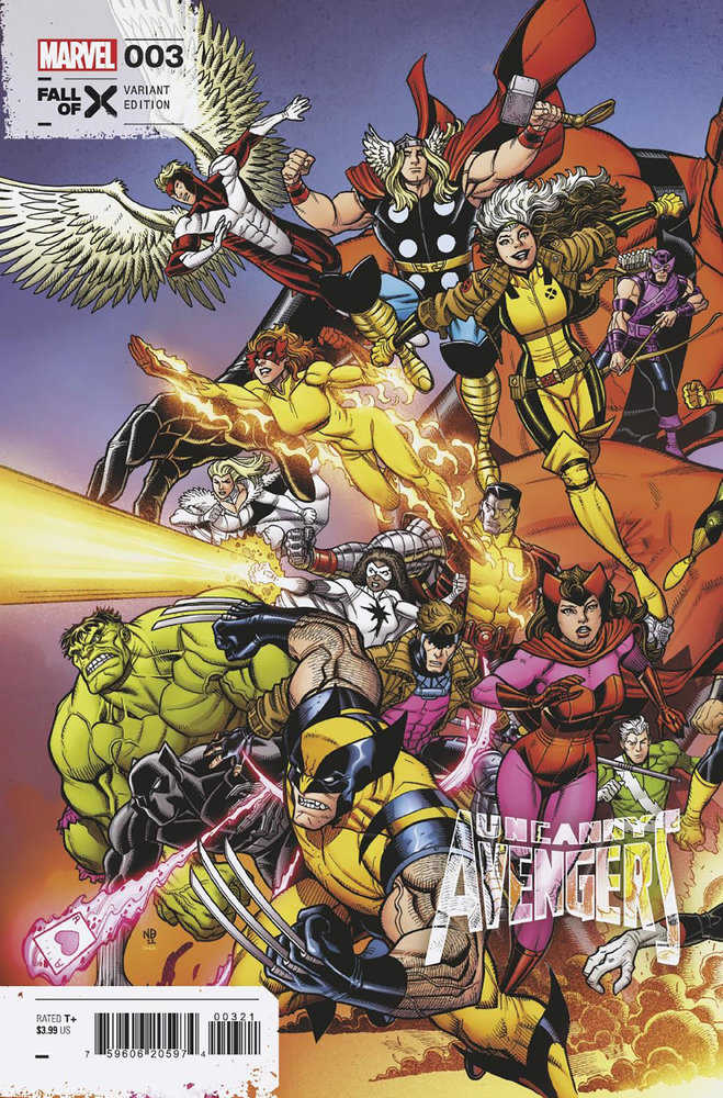 Uncanny Avengers 3 Nick Bradshaw Connecting Variant A [Fall] | L.A. Mood Comics and Games