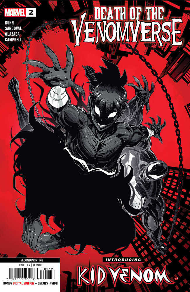 Death Of Venomverse #2 (Of 5) 2nd Print Luciano Vecchio Variant | L.A. Mood Comics and Games
