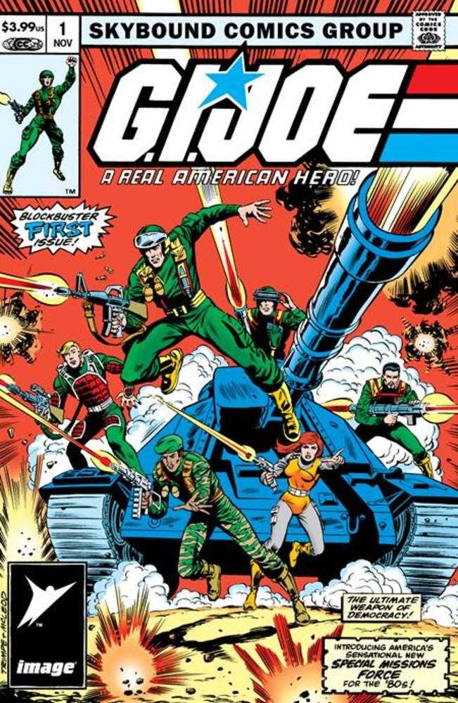 G.I. Joe A Real American Hero #1 (One Shot) Cover A Herb Trimpe & Bob McLeod Larry Hama Cut | L.A. Mood Comics and Games