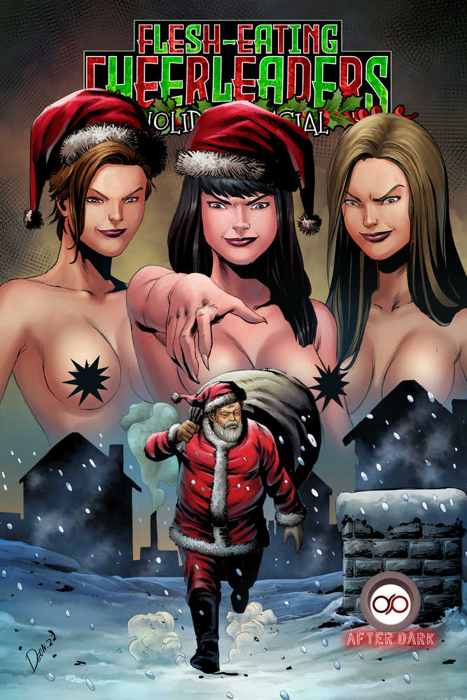 Flesh Eating Cheerleaders Holiday Sp Cover B Deon Nude (Mature) | L.A. Mood Comics and Games