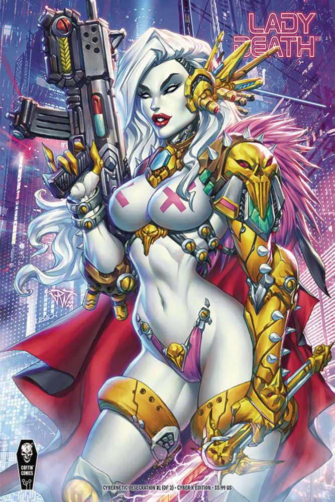 Lady Death Cybernetic Desecration #1 (Of 2) Cover B Pantalena | L.A. Mood Comics and Games