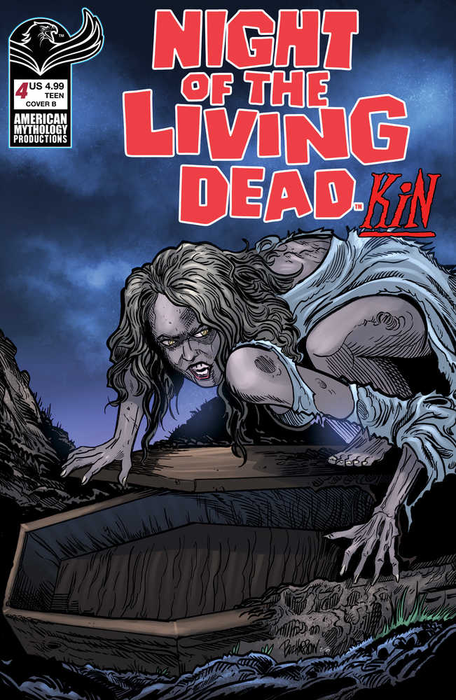 Night Of The Living Dead Kin #4 Cover B Hasson | L.A. Mood Comics and Games