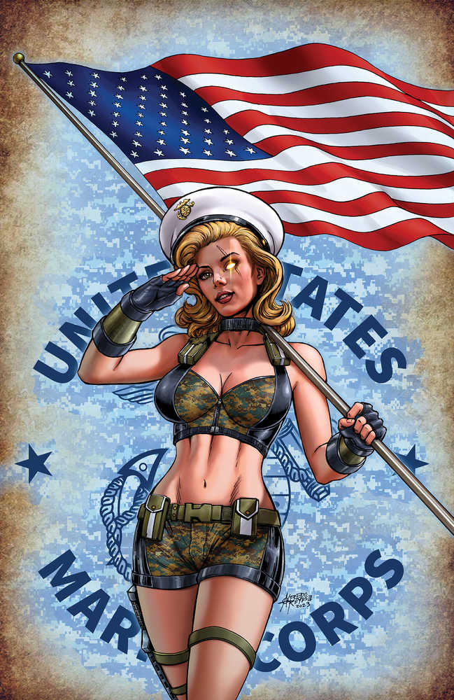 Grimm Fairy Tales 2023 Armed Forces Appreciation Cover A Reyes | L.A. Mood Comics and Games