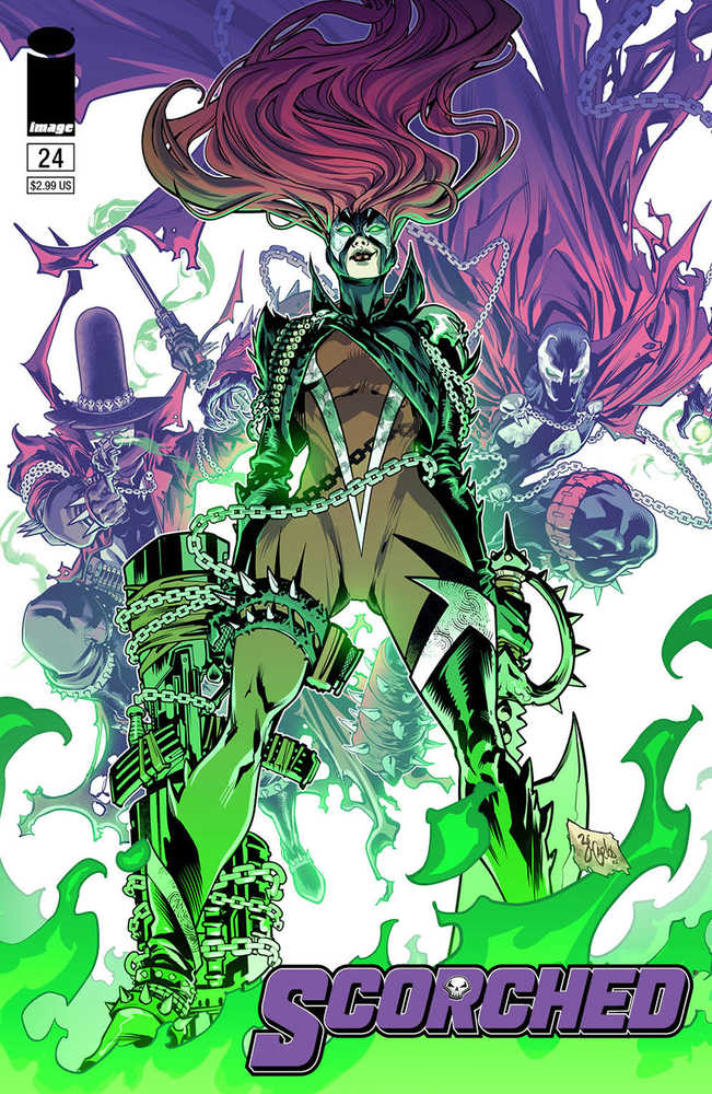 Spawn Scorched #24 Cover A Ze Carlos Cardstock | L.A. Mood Comics and Games
