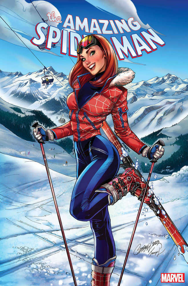 Amazing Spider-Man #40 J.S. Campbell Ski Chalet Variant [Gw] | L.A. Mood Comics and Games