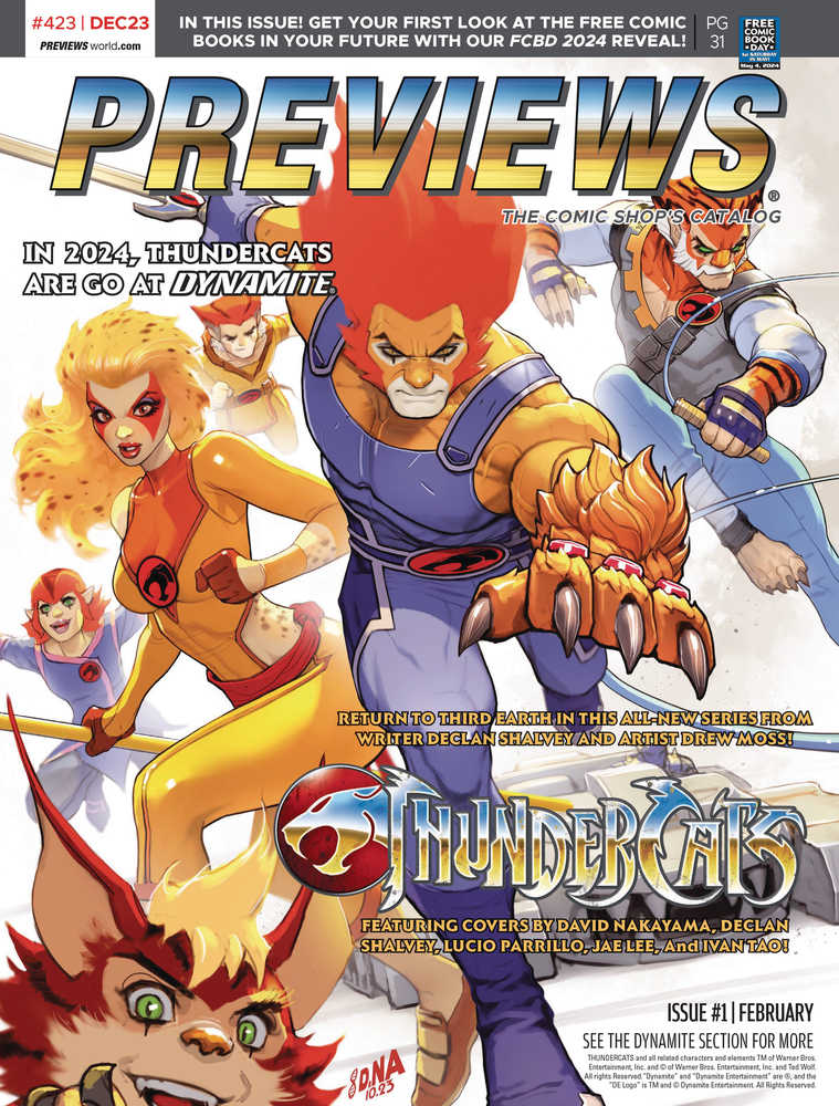 Previews #423 December 2023 | L.A. Mood Comics and Games