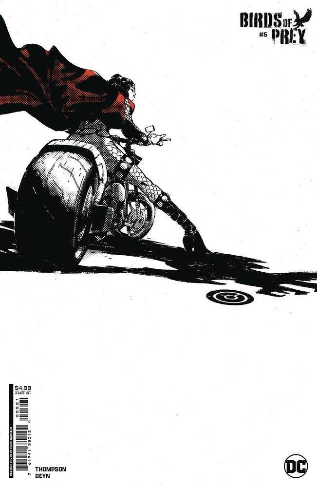 Birds Of Prey #5 Cover B Chris Bachalo Black & White Card Stock Variant | L.A. Mood Comics and Games