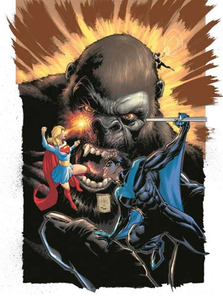 Justice League vs Godzilla vs Kong #4 (Of 7) Cover B Whilce Portacio Kong Card Stock Variant | L.A. Mood Comics and Games