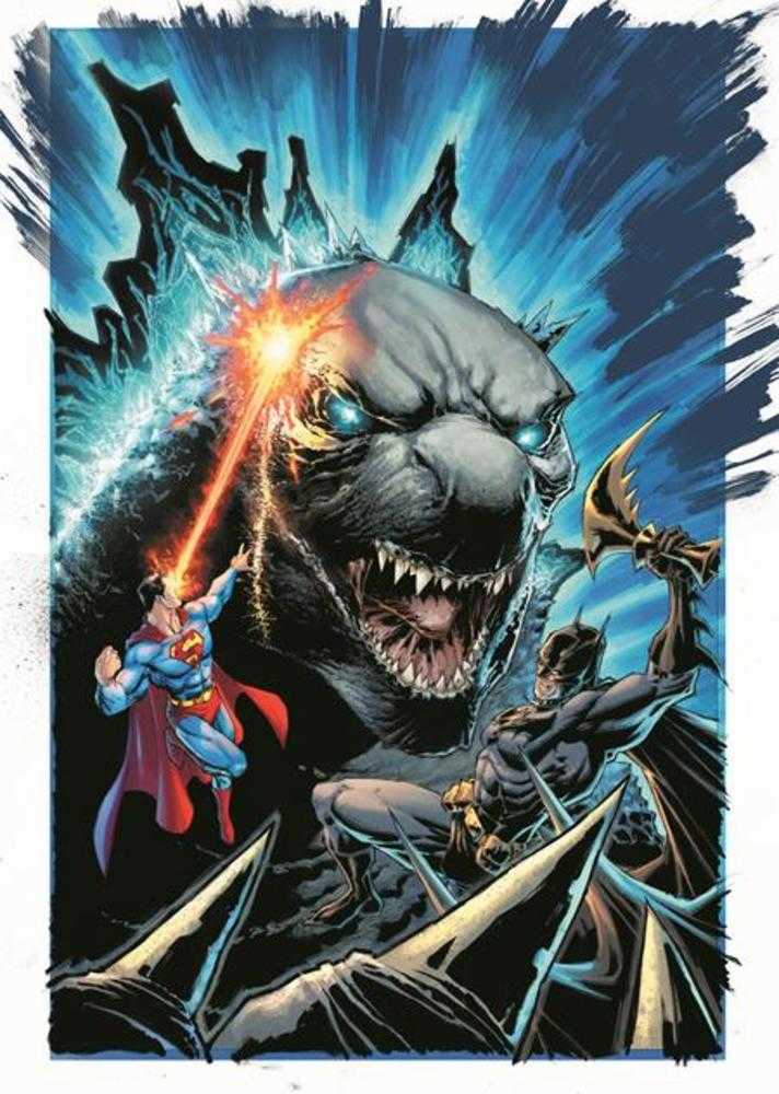 Justice League vs Godzilla vs Kong #4 (Of 7) Cover C Whilce Portacio Godzilla Card Stock Variant | L.A. Mood Comics and Games