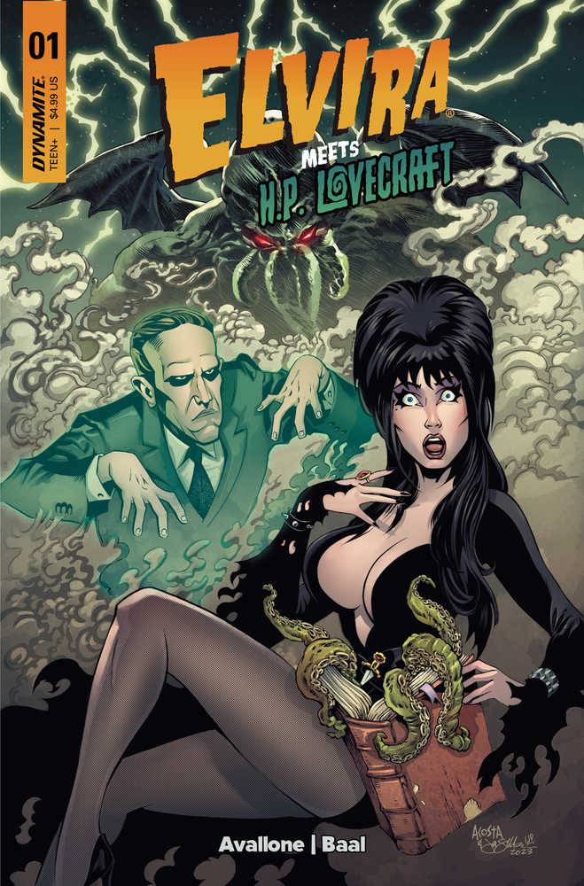 Elvira Meets Hp Lovecraft #1 Cover A Acosta | L.A. Mood Comics and Games