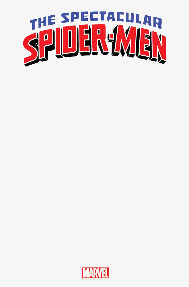 The Spectacular Spider-Men 1 Blank Cover Variant | L.A. Mood Comics and Games