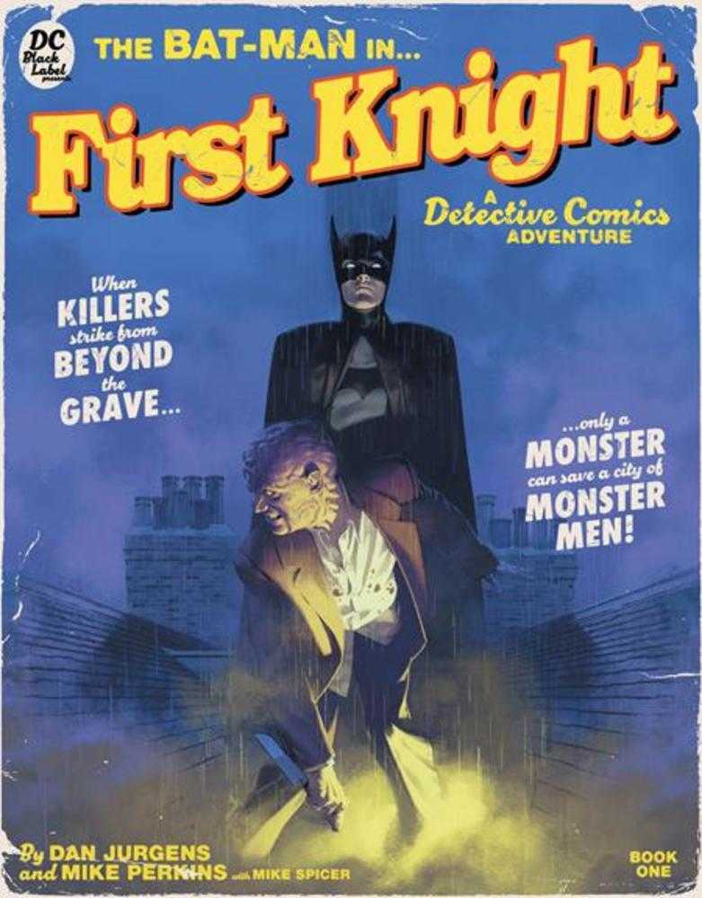 The Bat-Man First Knight #1 (Of 3) Cover C Marc Aspinall Pulp Novel Variant (Mature) | L.A. Mood Comics and Games