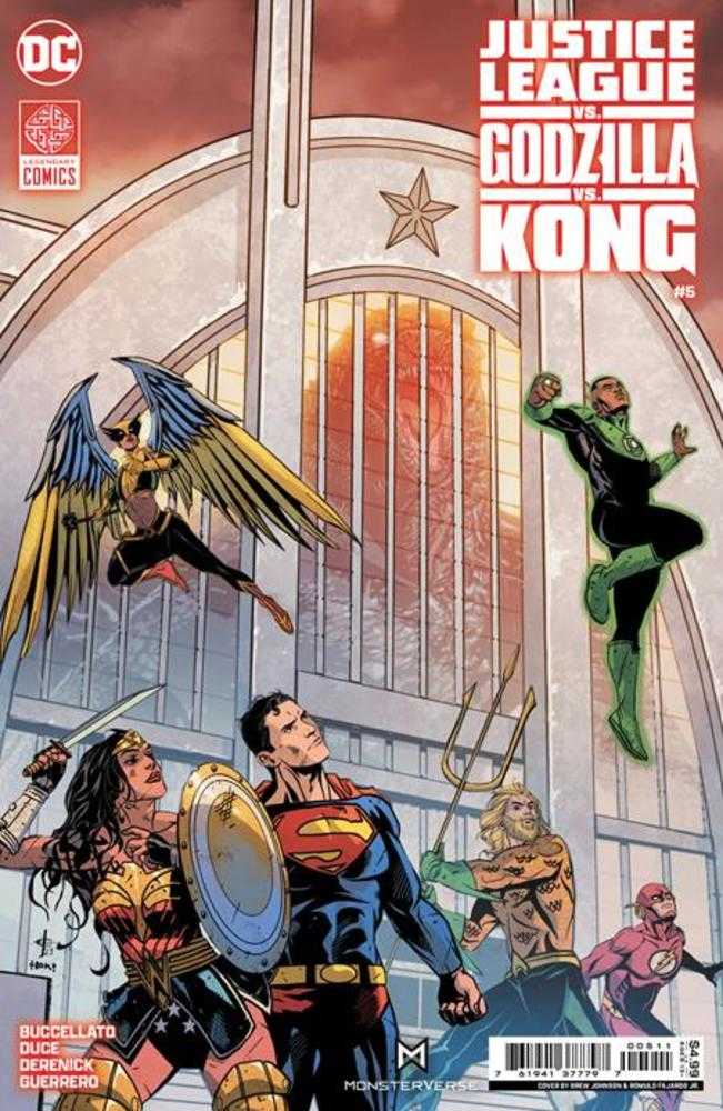 Justice League vs Godzilla vs Kong #5 (Of 7) Cover A Drew Johnson | L.A. Mood Comics and Games