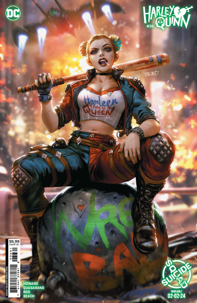 Harley Quinn #36 Cover E Derrick Chew Suicide Squad Kill Arkham Asylum Harley Quinn Card Stock Variant | L.A. Mood Comics and Games