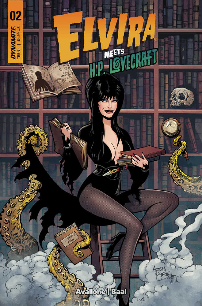 Elvira Meets Hp Lovecraft #2 Cover A Acosta | L.A. Mood Comics and Games