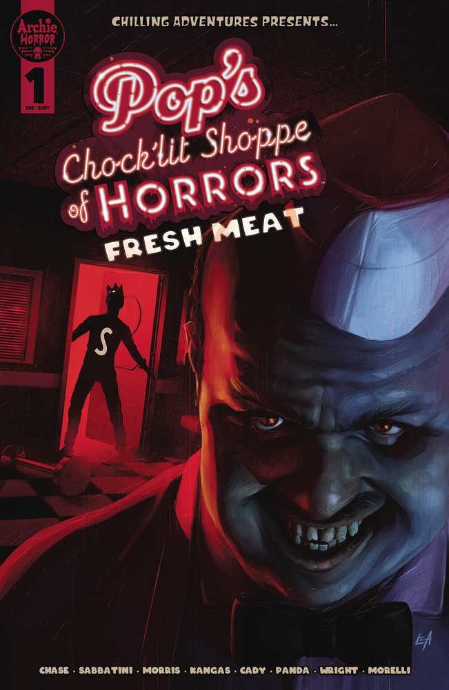 Pops Chocklit Shoppe Of Horrors Fresh Meat Cover B Aaron Lea | L.A. Mood Comics and Games