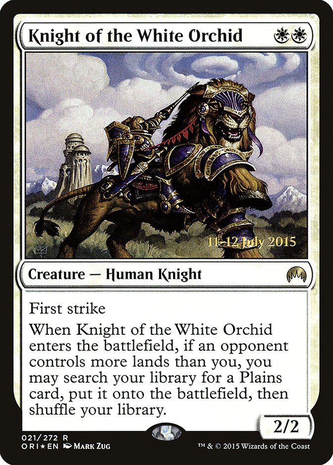 Knight of the White Orchid [Magic Origins Prerelease Promos] | L.A. Mood Comics and Games