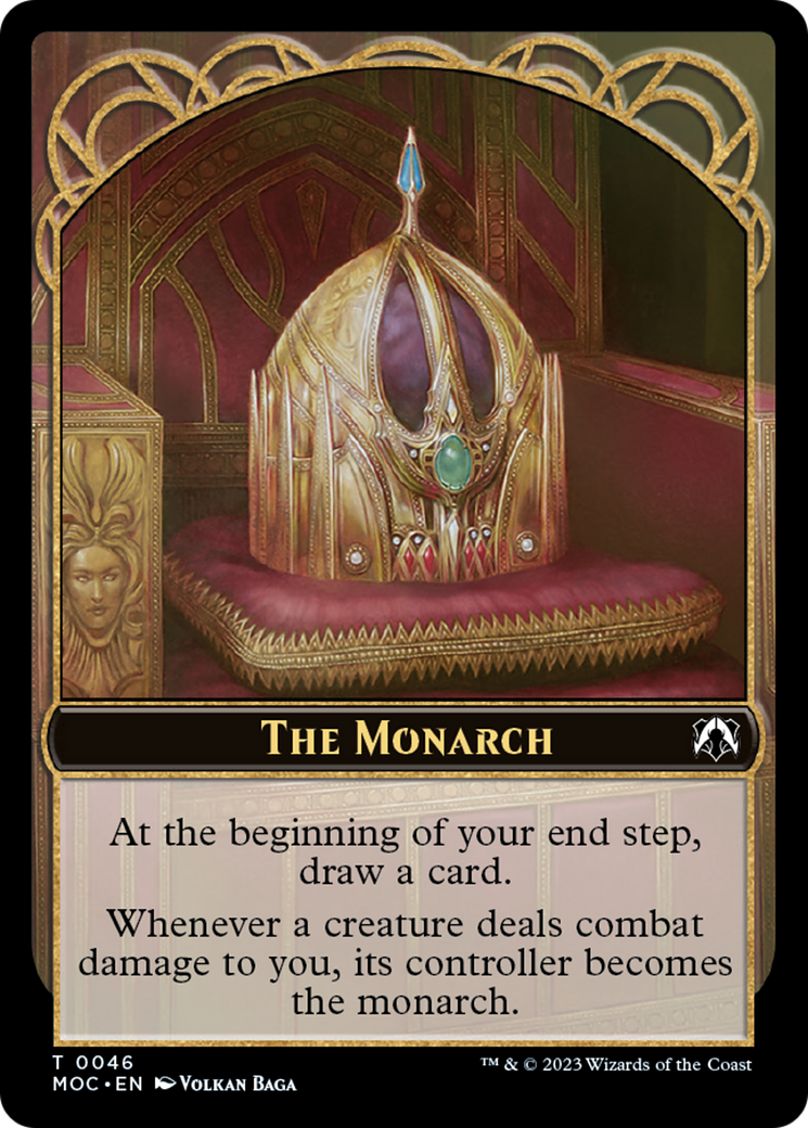 The Monarch // Shapeshifter Double-Sided Token [March of the Machine Commander Tokens] | L.A. Mood Comics and Games