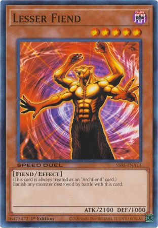 Lesser Fiend [SS05-ENA13] Common | L.A. Mood Comics and Games