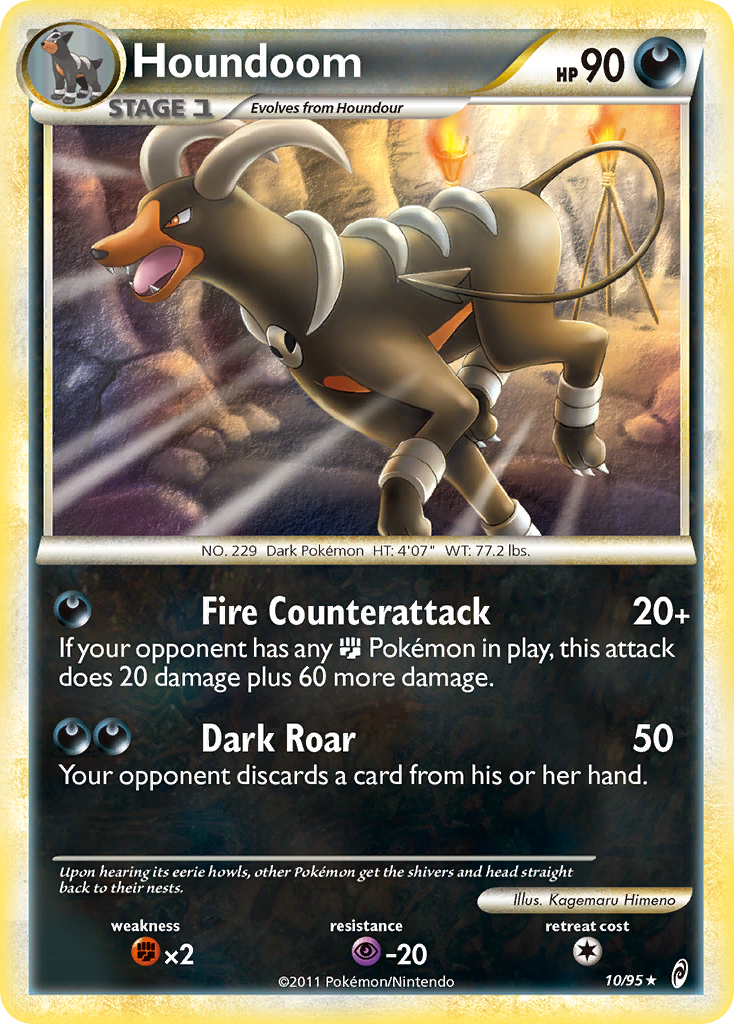 Houndoom (10/95) [HeartGold & SoulSilver: Call of Legends] | L.A. Mood Comics and Games