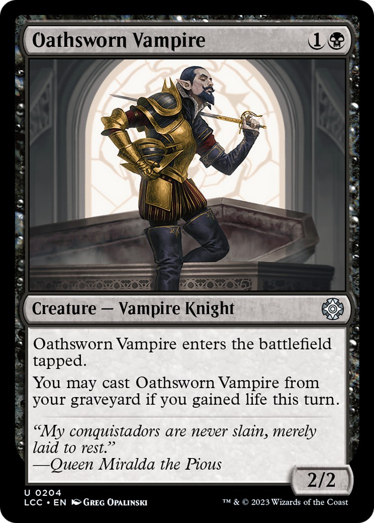 Oathsworn Vampire [The Lost Caverns of Ixalan Commander] | L.A. Mood Comics and Games