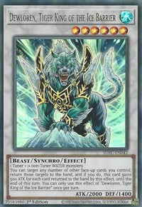 Dewloren, Tiger King of the Ice Barrier [SDFC-EN042] Ultra Rare | L.A. Mood Comics and Games